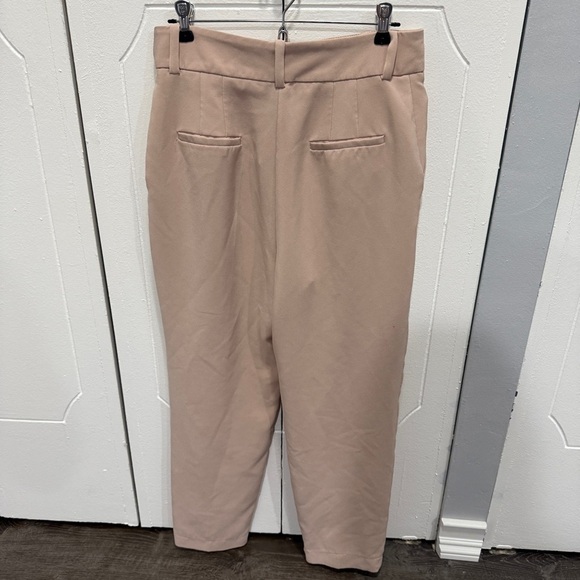 Zara Pink Straight Leg High Rise Dress Pants - Picture 2 of 12